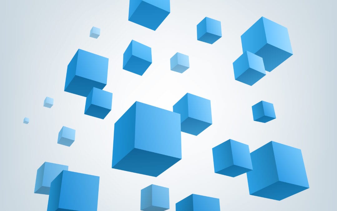 Composition of 3d cubes.